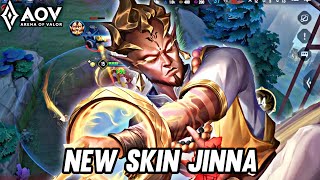 AOV  JINNA GAMEPLAY  NEW SKIN  ARENA OF VALOR [upl. by Notgnillew]