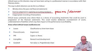 Ethics  ACCA SBR [upl. by Adelaja]