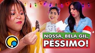 PROVANDO COMIDAS VEGANAS DA BELA GIL COM A ADAM MITCH  BLOGUEIRINHA [upl. by Leirda]