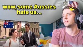 American reacts to What Australians Think of Americans [upl. by Ramled]