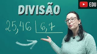 Números Decimais  DIVISÃO COM VÍRGULA  Professora Angela Matemática [upl. by Tersina]