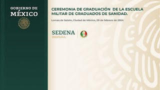 Ceremonia de Graduación de la Escuela Militar de Graduados de Sanidad [upl. by Quartus490]