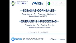 QUERATITIS INFECCIOSAS  Dr Carlos Rocha Hospital Clinic de Barcelona [upl. by Rosecan]