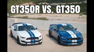 Shelby GT350R vs GT350  What Are The Differences [upl. by Ronni562]