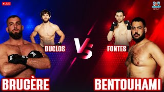 🔴MMA Showdown Liam Brugère Vs Ayoub Benthouhami  Duclos Vs Fontes mma hexogone [upl. by Marylin279]