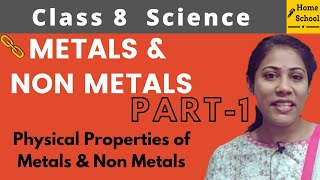 Materials Metals and Nonmetals  class 8 science chapter 4 Full Chapter [upl. by Heyde401]