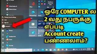 How to create new user on windows 10 Tamil  Add new accounts for family members in windows 10 Tamil [upl. by Nosliw]