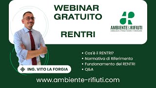 Webinar RENTRI  23072024 [upl. by Eamaj]