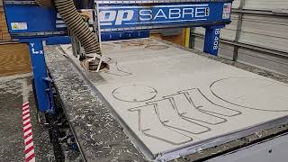 2018 Shopsabre IS408 CNC Router 8076100 [upl. by Asylla]