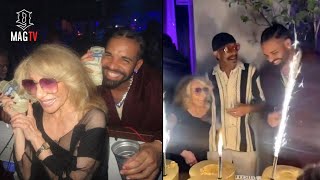 Drake Celebrates His 38th BDay With His Parents Before Cashing Out quotArea 29quot In Houston 🎂 [upl. by Knoll]