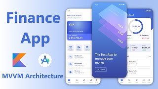 Finance app Android Studio Project Kotlin  android studio Koala [upl. by Anev]