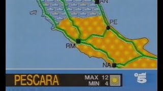 Canale 5  Rubrica quotMeteo5quot Tg5 Prima Pagina  20 Dicembre 1995 720p50HD [upl. by Nesila]