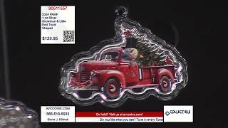 2024 PAMP 1 oz Silver  Snowman amp Little Red Truck  Shaped [upl. by Lennahc]