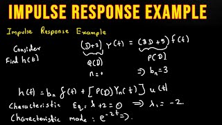 Impulse Response Example [upl. by Shanney]