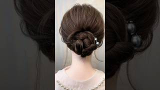 hair tutorial part 44 hairstyle hair shorts [upl. by Even]