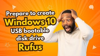 Download Windows 10 iso prepare for create USB bootable disk drive via Rufus [upl. by Naghem]