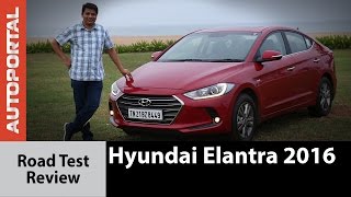 Hyundai Elantra 2016 Test Drive Review  Autoportal [upl. by Akanke]