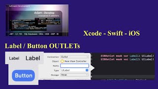 Xcode 13 iOS Label und Button Outlet [upl. by Smail]