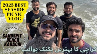 1st Picnic Vlog 2023 Sandspit Beach karachi [upl. by Neesay816]