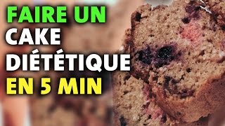 Recette cake diététique en 5 min [upl. by Conner]