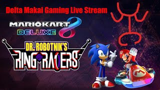 Mario Kart 8 Deluxe and Dr Robotnik Ring Racers Live Stream [upl. by Suellen645]