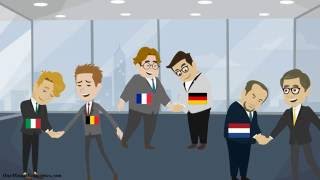 The European Union and the Eurozone Explained in One Minute Past Present and Future [upl. by Enenstein]