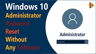 How To Reset  Administrator Password of Windows 10 Without Any Software  Sinhala [upl. by Nicholson]