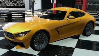 GTA 5  Past DLC Vehicle Customization  Benefactor Schlagen GT Mercedes AMG GT [upl. by Ringler]