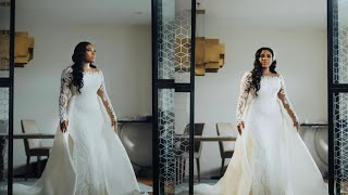 How to make a detachable wedding dress skirt with trainHow to make a wedding dress bridal train [upl. by Ermengarde871]