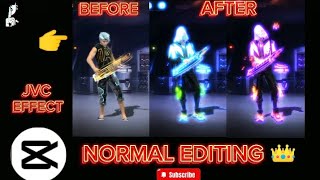 New Glow Jvc effect free fire video capcut editing before and after viralshort capcut edit [upl. by Neehar854]