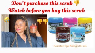 Asantee reviewasantee scrub review5months update about asantee scrublightening scrubsasantee [upl. by Kellda]