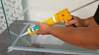 DIY  How to Make 25 feet Aquarium at Home [upl. by Yarahs]