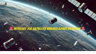 Space Travel in Danger Intelsat 33e Breaks Apart Sparking a Space Debris Crisis 🌍🚨 [upl. by Aicelav407]