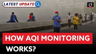 How AQI Monitoring Works  Latest Update  Drishti IAS English [upl. by Amelus]