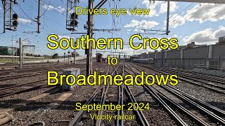 Drivers eye view Southern Cross to Broadmeadows Sep 2024 [upl. by Born]