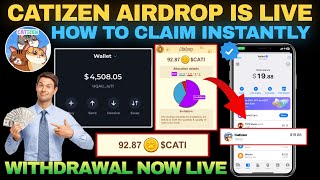 Catizen Airdrop Withdrawal ✅  Latest Update amp Binance Claim  Catizen Token Sell [upl. by Aihsatan]