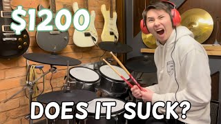 I Bought the CHEAPEST Acoustic Design Electronic Drum Kit [upl. by Renzo]