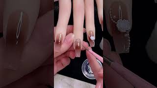 Amazing 😻 nails nailart naildesign nailtutorial gelnails beautiful nailicious [upl. by Ardiedak109]