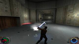 Star Wars  Jedi Knight II Jedi Outcast Walkthrough  Bespin Platform [upl. by Naashom900]