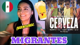 REACCION 🤩 MIGRANTES  Oscu  Rombai  AGP  Alico · Prod Valdi  Si me tomo una cerveza REMIX 🤩 [upl. by Eneg254]