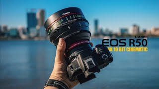 Canon R50 10Bit 4K Cinematic [upl. by Alliuqaj]