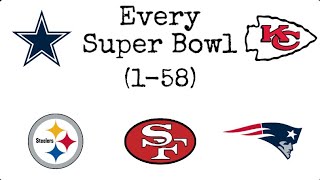 Every Super Bowl 158 [upl. by Nirra]