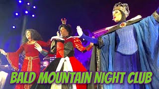 Disneyland After Dark Villains Nite quotBald Mountain Night Clubquot Revue Full Show Front Row [upl. by Rosalba]