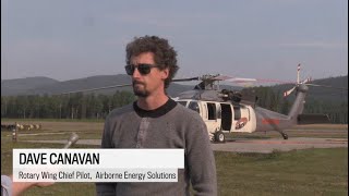 Helicopter pilots work to get Jasper National Park fires under control [upl. by Malinde]