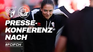 Schanzer Pressekonferenz nach FC Ingolstadt 04 vs FC Hansa Rostock [upl. by Nossila]