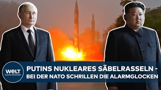 ATOMWAFFENDEAL Putin und Kim Jongun  Neue DespotenAchse lässt die Welt erzittern [upl. by Emmons]