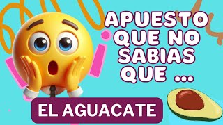 😲 Apuesto que no sabías que el aguacate [upl. by Eimat]