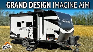 20 Small Travel Trailer WalkThrough  Grand Design Imagine AIM [upl. by Ralli493]