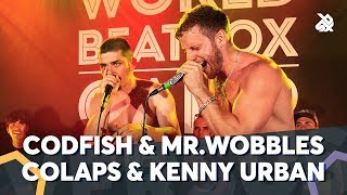 CODFISH amp MRWOBBLES VS COLAPS amp KENNY URBAN  WBC TAG TEAM BATTLE  Semi Final [upl. by Gib275]