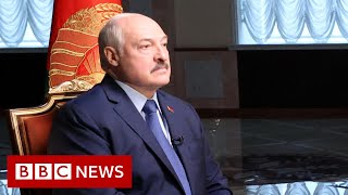 Belarus leader Lukashenko tells BBC the country may have helped migrants into the EU  BBC News [upl. by Smitt127]